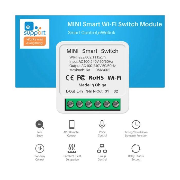 Wi-Fi Реле eWeLink 16А — изображение 3