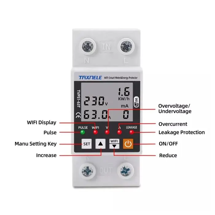 WiFi Автомат TVPS1-63T — изображение 4
