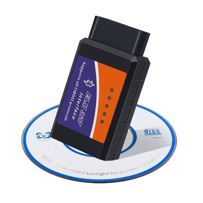 Автосканер Bluetooth ELM327 OBD2 V2.1 - универсальный сканер для диагностики автомобилей, считывания и сброса ошибок