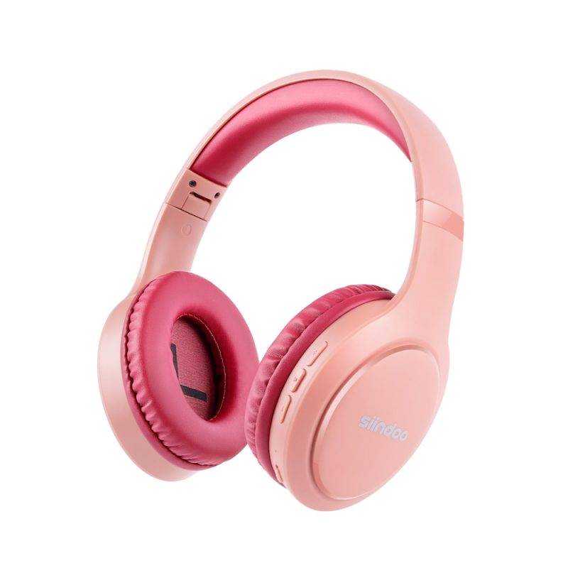 Siindoo JH-919 беспроводные Bluetooth-наушники - розовые