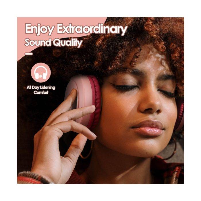 Bluetooth-наушники Siindoo ЈН-919 (Розовый) — изображение 3
