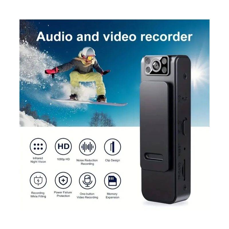 Компактная цифровая мини-камера Z3 - Full HD видео, ночное видение, микрофон