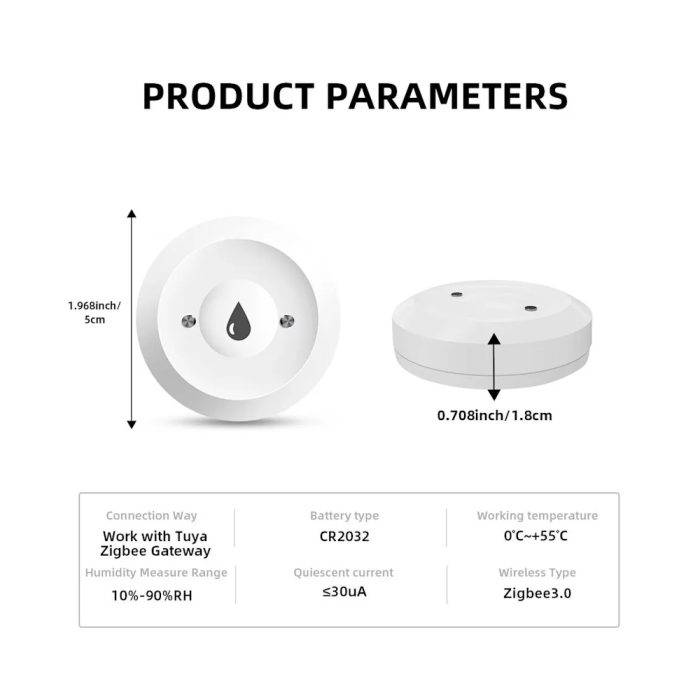 Датчик-потопа ONENUO Tuya ZigBee — изображение 3