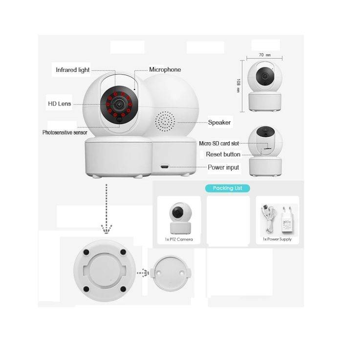 Wi-Fi Camera X4-EU (2MP) — изображение 3