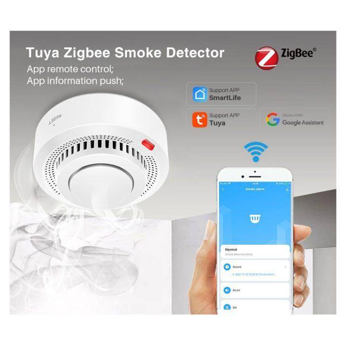 Детектор дыма Tuya ZigBee