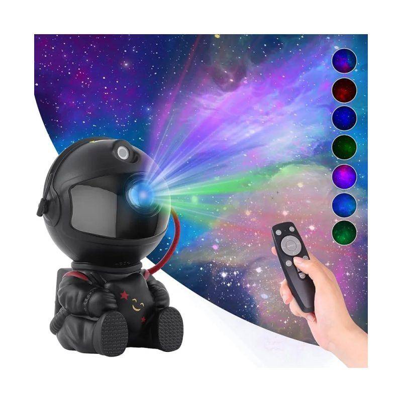 Звездный проектор астронафт Galaxy Night Light со звездой чорного цвета(5)