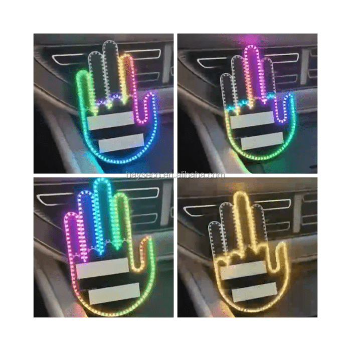 Разноцветная LED Рука — изображение 6