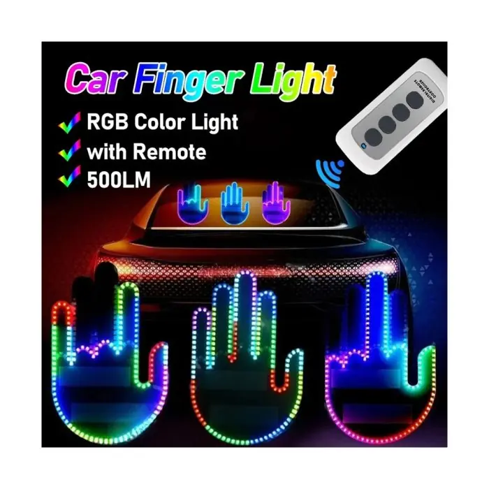 Разноцветная LED Рука — изображение 10