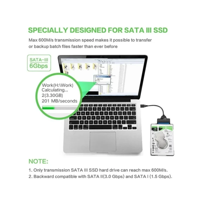 Кабель-адаптер USB-SATA — изображение 6