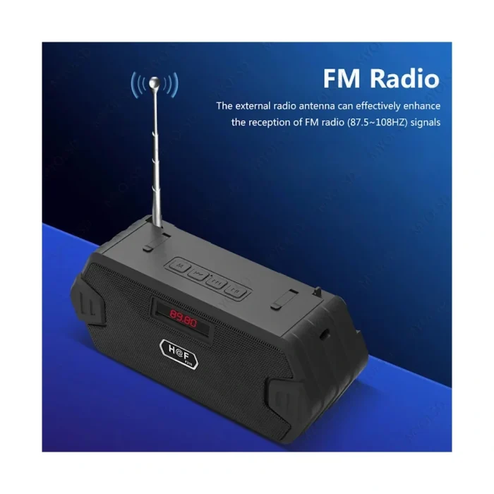 Bluetooth колонка H&F с FM радио — изображение 5