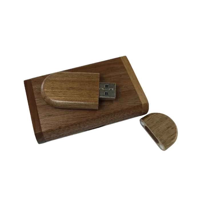 Деревянная USB-флешка в подарочной коробке 128GB — изображение 5