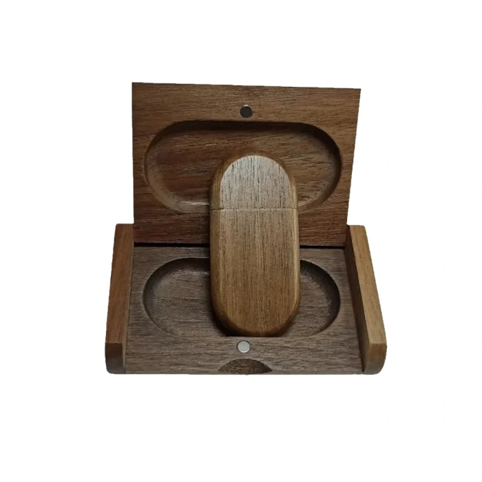 Деревянная USB-флешка в подарочной коробке 128GB — изображение 6