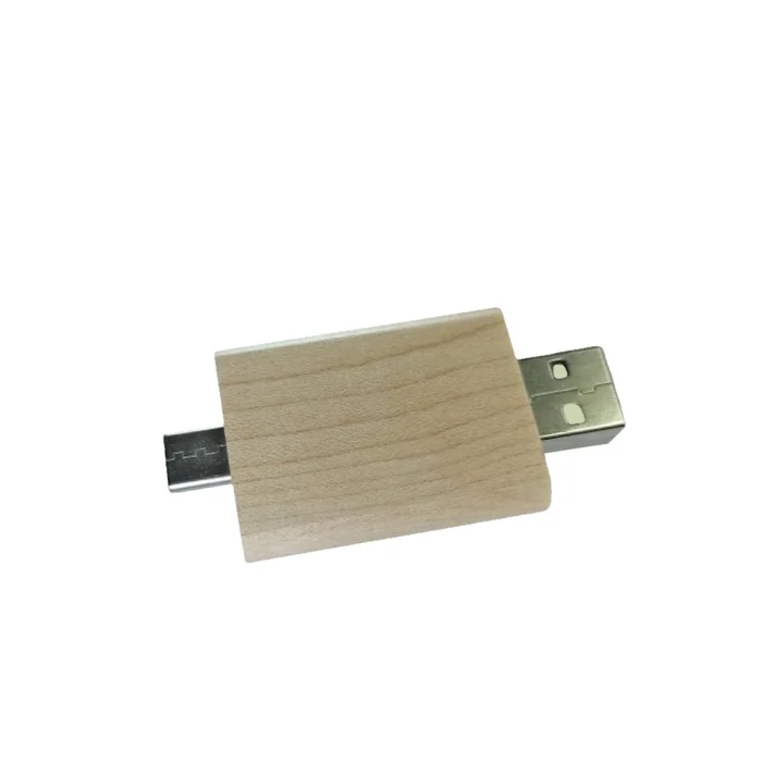 Деревянная USB флешка ЭкоДуо 64GB — изображение 3