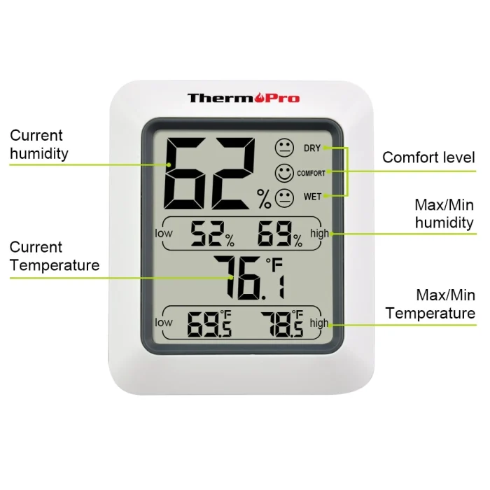 Термогигрометр ThermoPro TP-50 — изображение 2