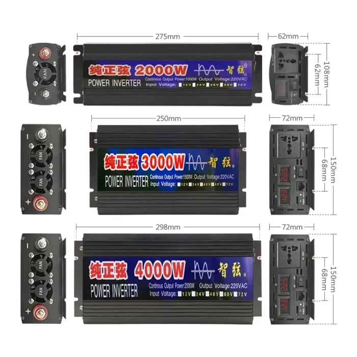 Инвертор Pure Sine Wave 4000W (24V) — изображение 5