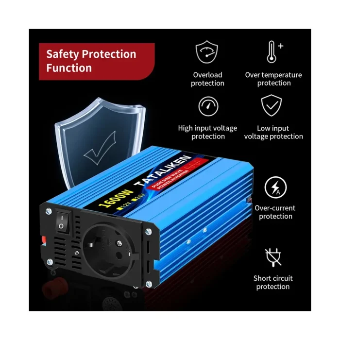 Инвертор TATALIKEN 1600W 12V/220V — изображение 5