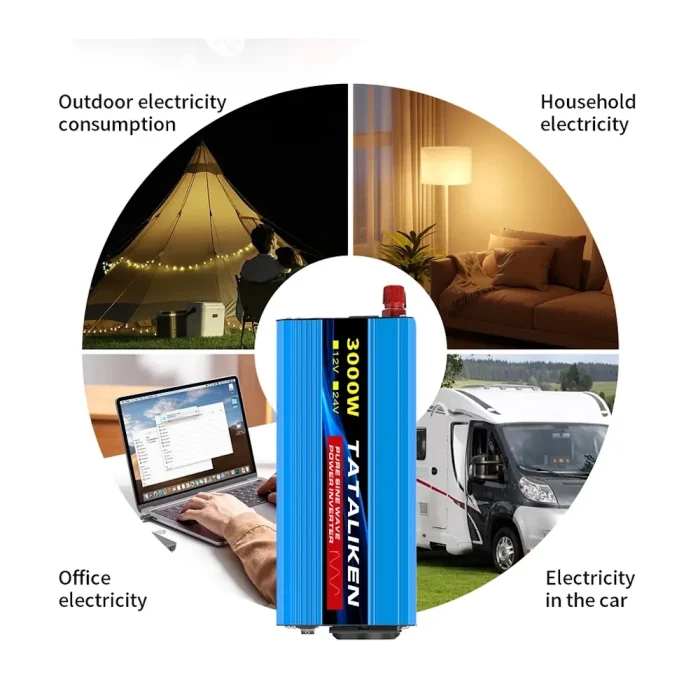 Инвертор TATALIKEN 3000W 24В Чистая Синусоида — изображение 4