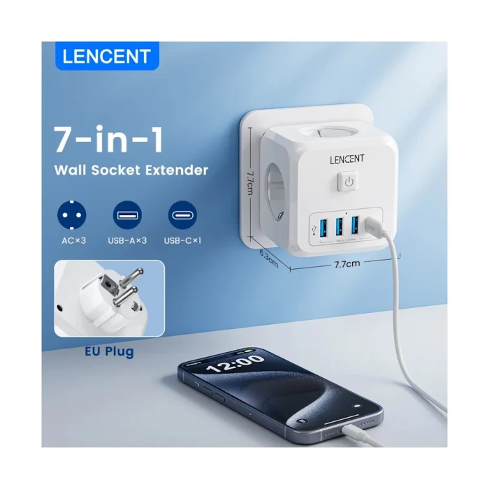 LENCENT 7-в-1 Тройник — изображение 4