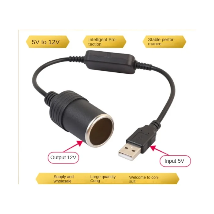 Адаптер USB в прикуриватель 5V-12V — изображение 2