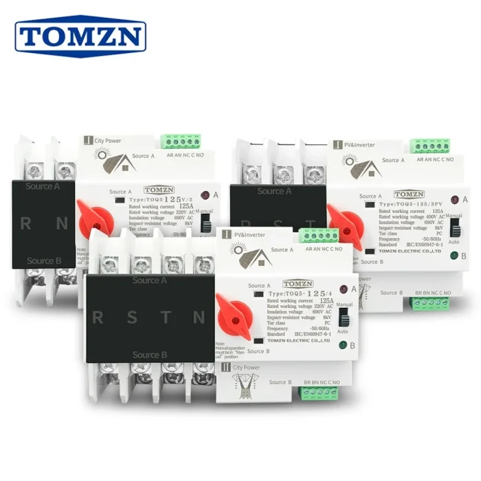 Автоматический Переключатель TOMZN TOQ5-125PV/2 — изображение 2