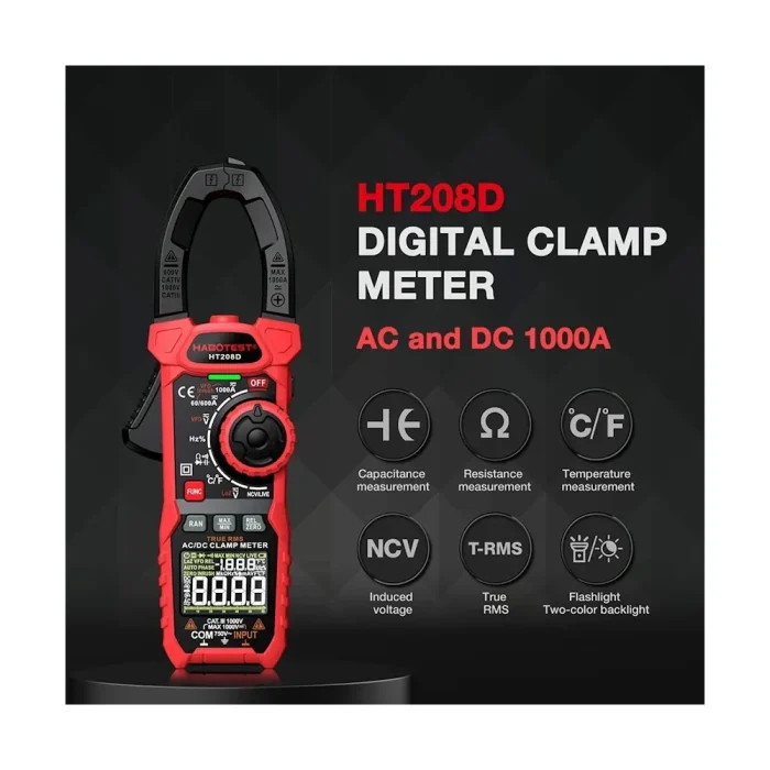 Мультиметр с клещами HABOTEST HT208D — изображение 6