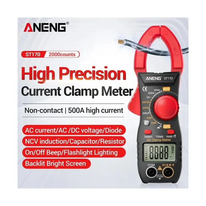 Токоизмерительные клещи ANENG ST170 — изображение 6