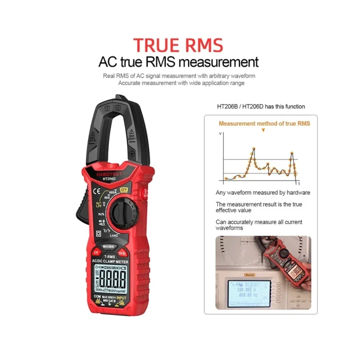 Токовые клещи Habotest HT206D — изображение 4
