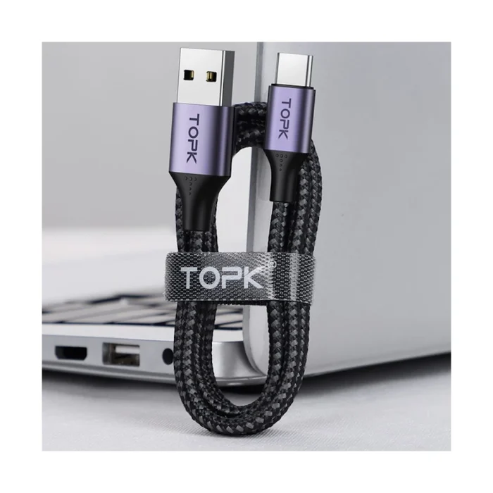 Зарядный кабель TOPK USB Type C — изображение 6