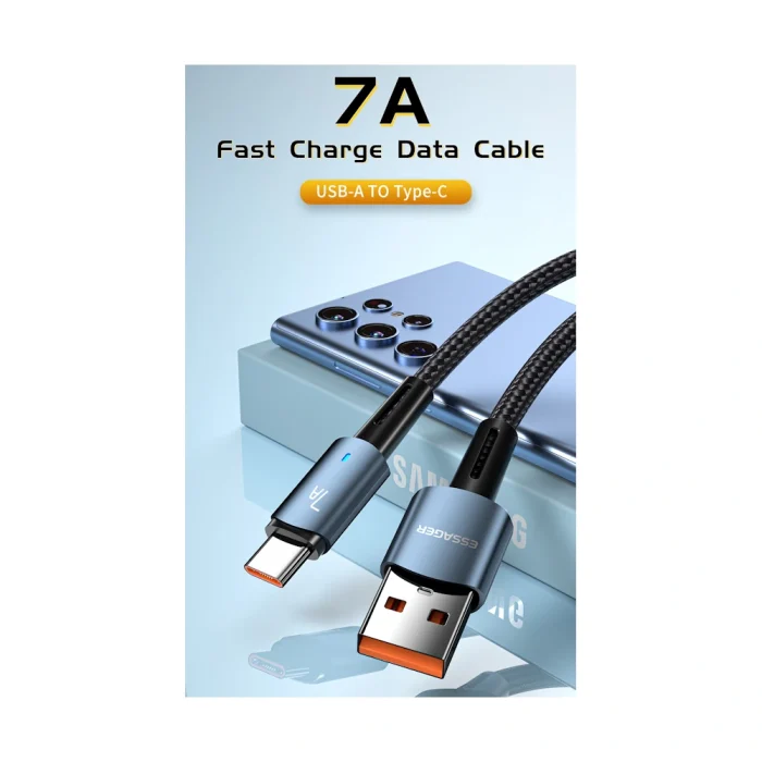 Кабель Essager 7A Type-C 1м — изображение 5