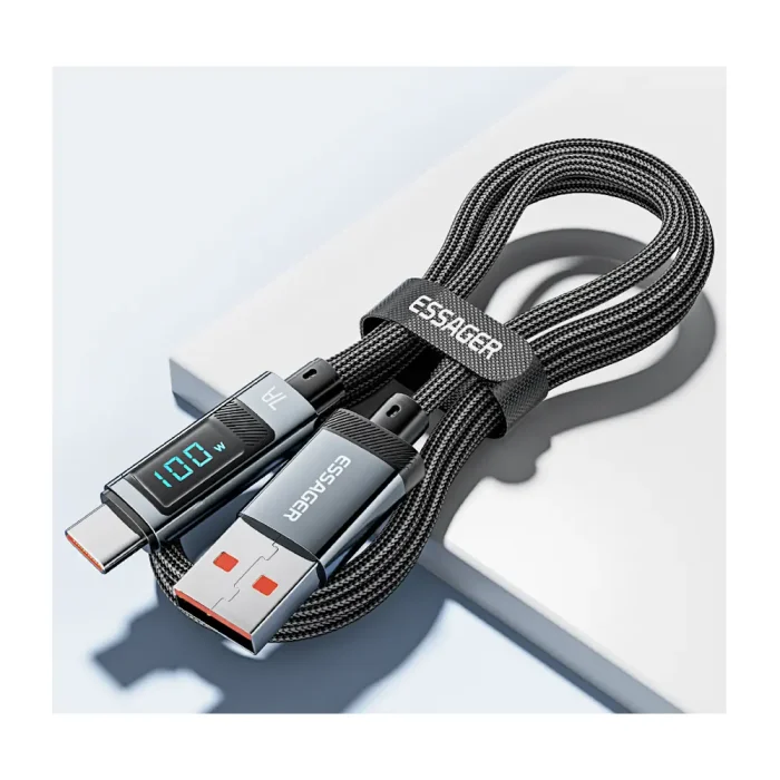 Кабель Essager USB Type-C с дисплеем — изображение 4