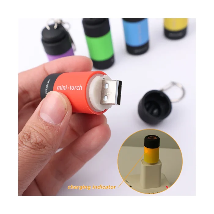 Миниатюрный светодиодный фонарик с USB-зарядкой — изображение 7