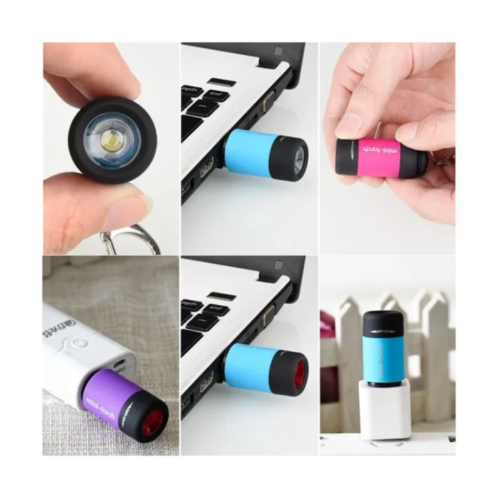 Миниатюрный светодиодный фонарик с USB-зарядкой — изображение 10