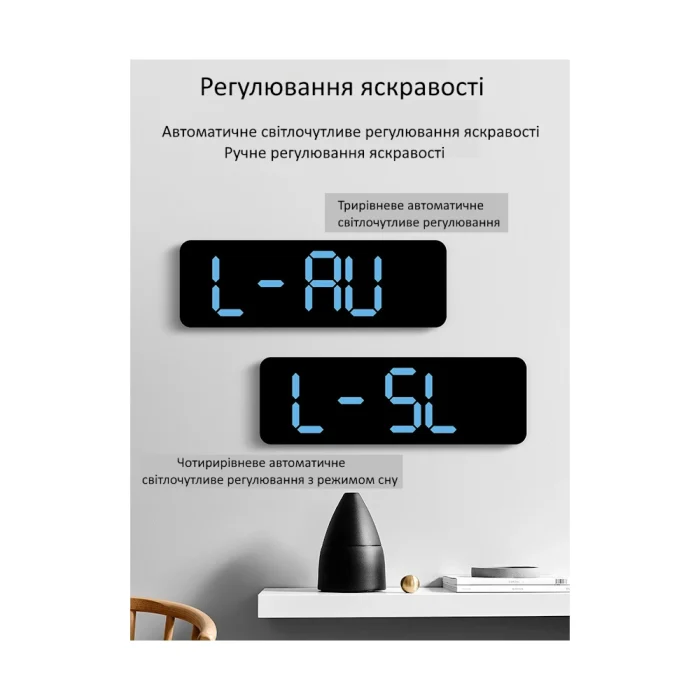 Большие цифровые настенные часы — изображение 4
