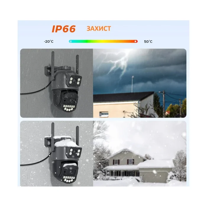 Уличная WiFi IP-камера BESDER A20H-10MP — изображение 3