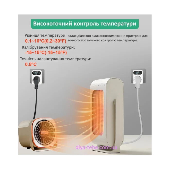 Умная Wi-Fi розетка-термостат EZAIOT TP5 с внешним датчиком — изображение 11