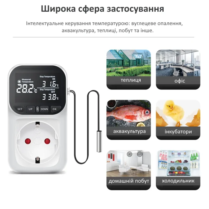 Цифровой терморегулятор KWE-TC01 — изображение 8