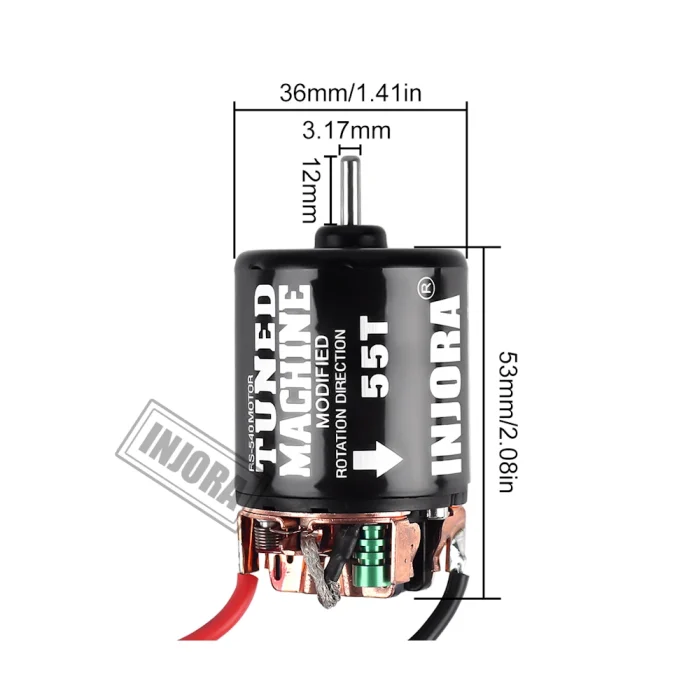 INJORA 540 Brushed Motor 45T — изображение 5