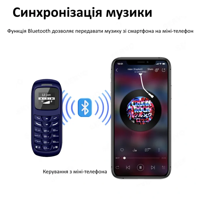 Мини-мобильный телефон SERVO BM70 — изображение 3