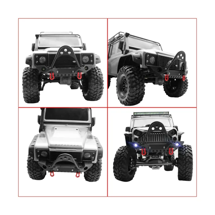 Передний и задний металлический бампер для 1/10 RC Crawler — изображение 13