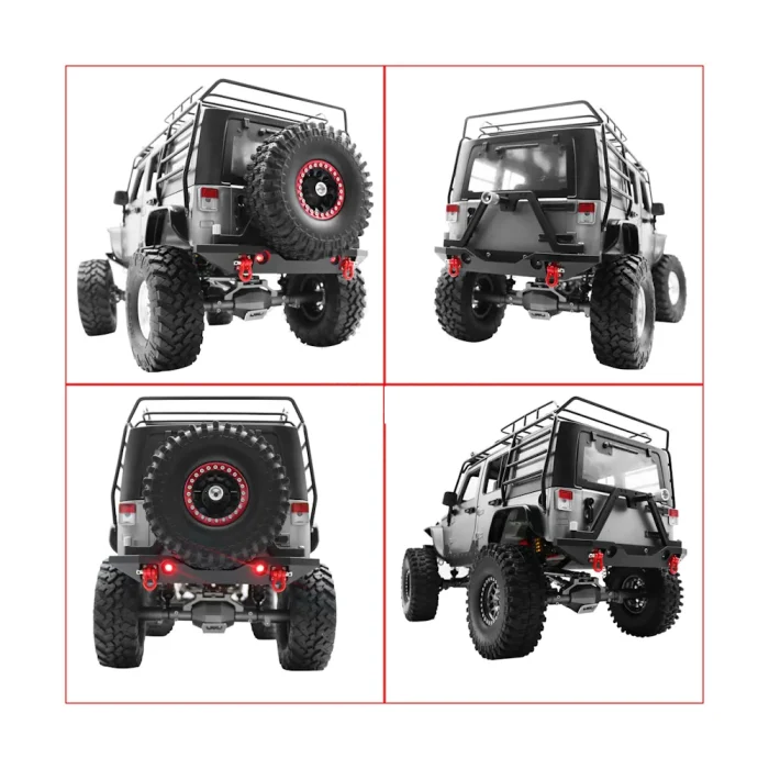 Передний и задний металлический бампер для 1/10 RC Crawler — изображение 14