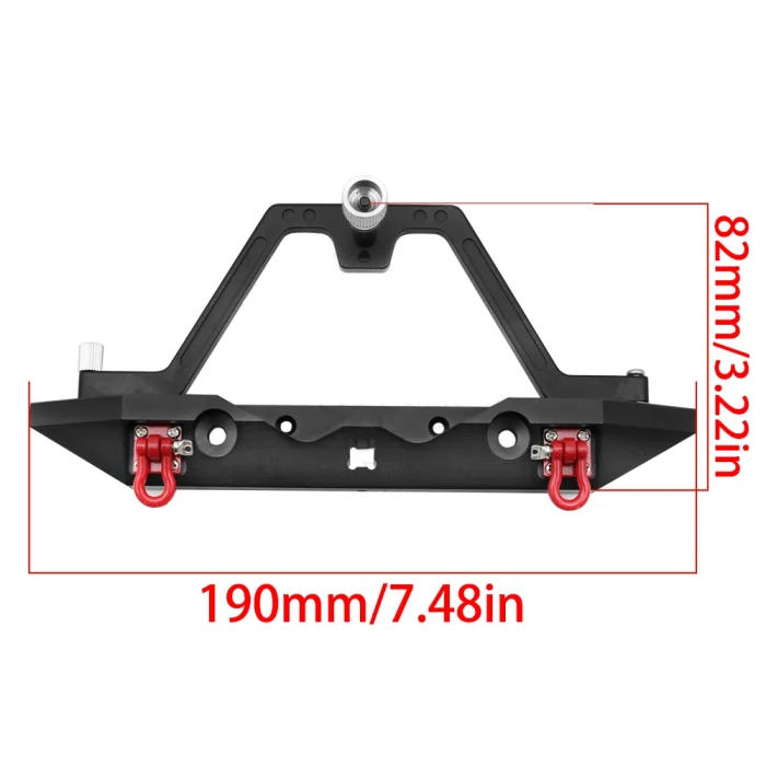Передний и задний металлический бампер для 1/10 RC Crawler — изображение 8