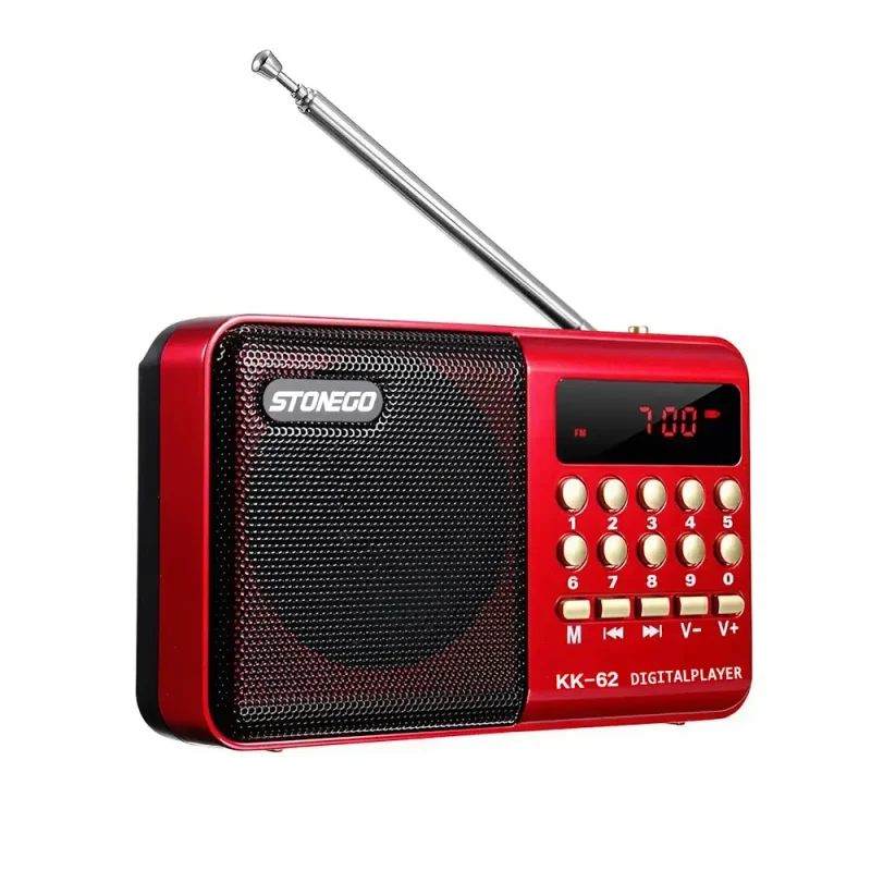 FM-радио STONEGO KK-62 с аккумулятором USB и MP3-плеером