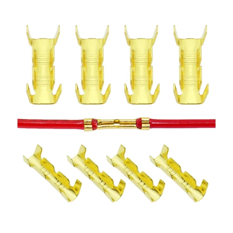 Латунные U-образные клеммы 0.3–1.5 мм² 200 шт