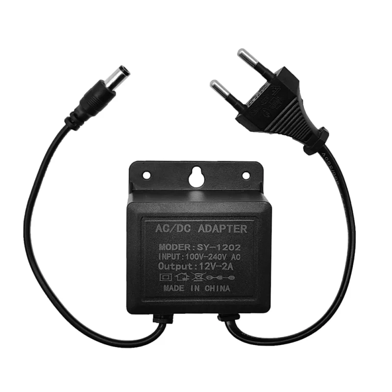 Блок питания (адаптер) DC 12V 2A (EU) для камервидеонаблюдения