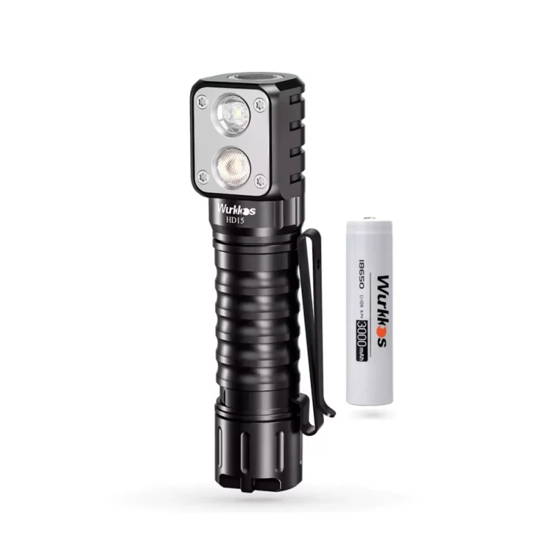 Wurkkos HD15 налобный фонарь 18650 3000 мА·ч (в комплекте)