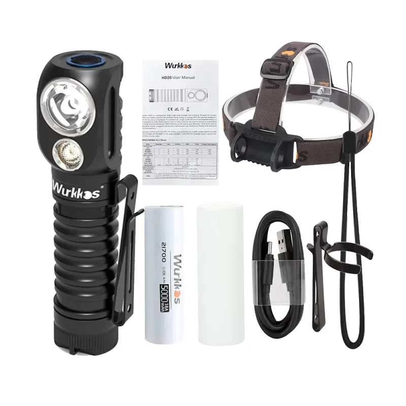 Wurkkos HD20 (2000 лм IP68 USB-C Power Bank)