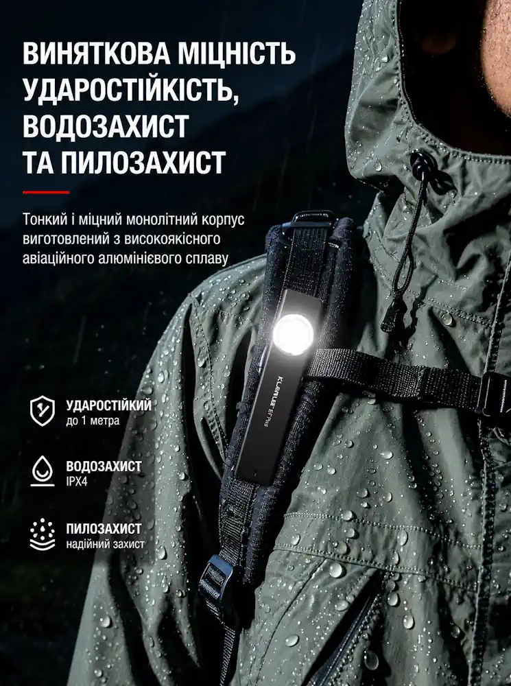 Аккумуляторный фонарь Klarus E5 Plus 650 лм USB-C — изображение 13