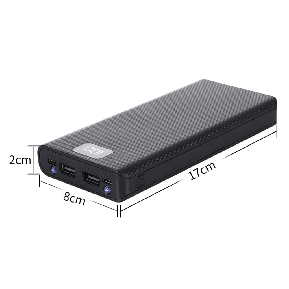 Корпус для Power Bank DIY C18 на 8 аккумуляторов 18650 с дисплеем — изображение 5